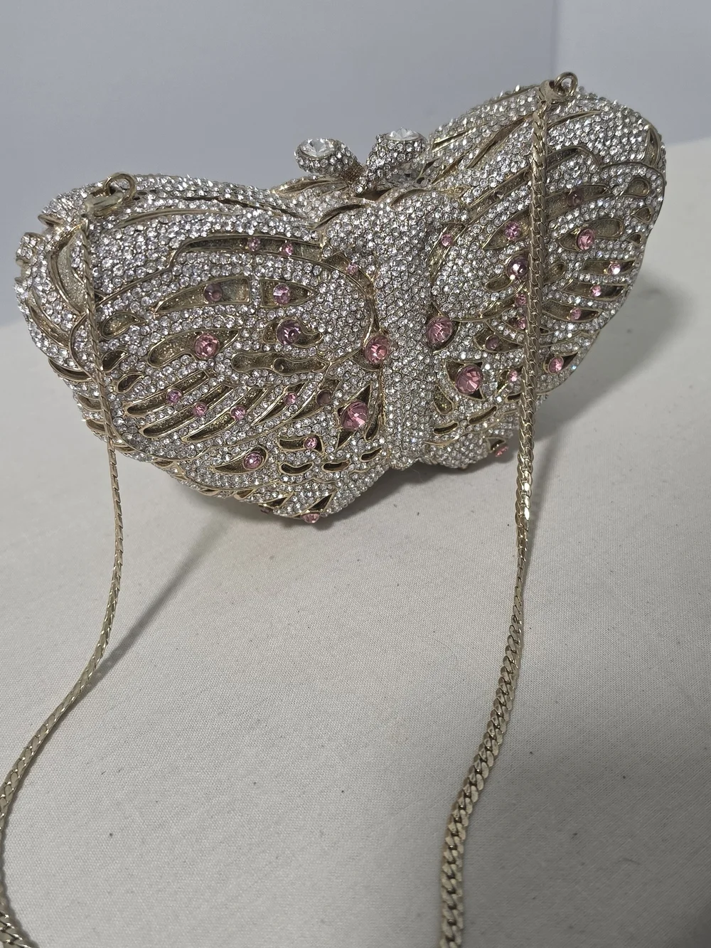 Butterfly Swaroski Crystal - Evening Clutch